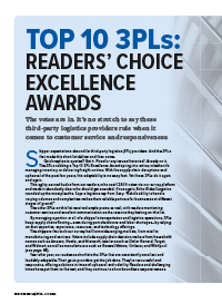 Readers’ Choice: Top 10 3PL Excellence Awards