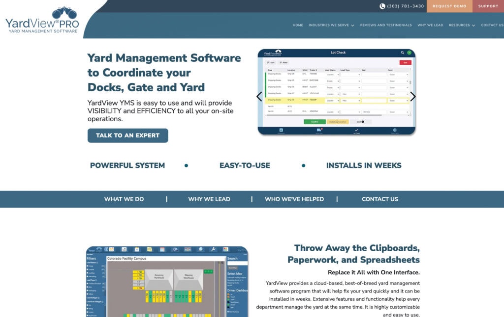 YardView Yard Management Software